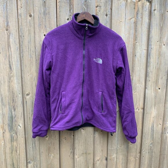 Vintage The North Face Reversible Sherpa Zip Up Jacket Medium - Picture 1 of 12